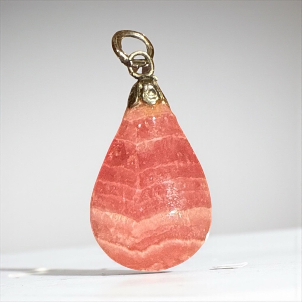 Rhodochrosite pendant